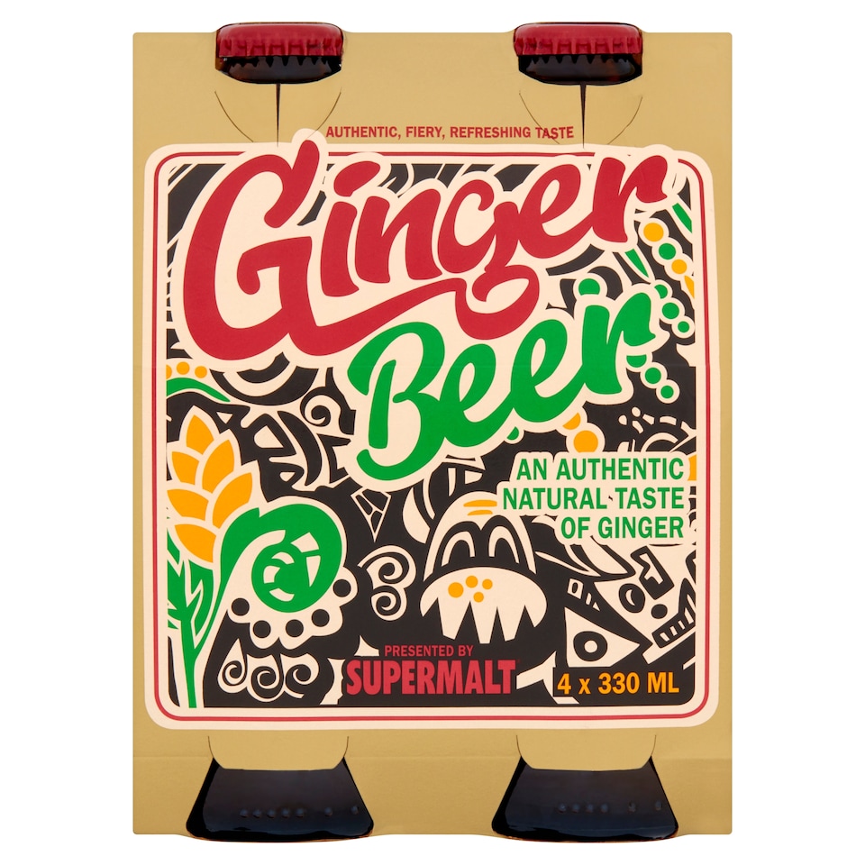 Supermalt Ginger Beer 4X330ml