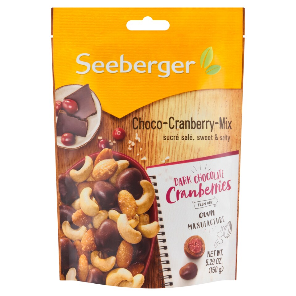 image 1 of Seeberger Choco-Cranberry-Mix 150g
