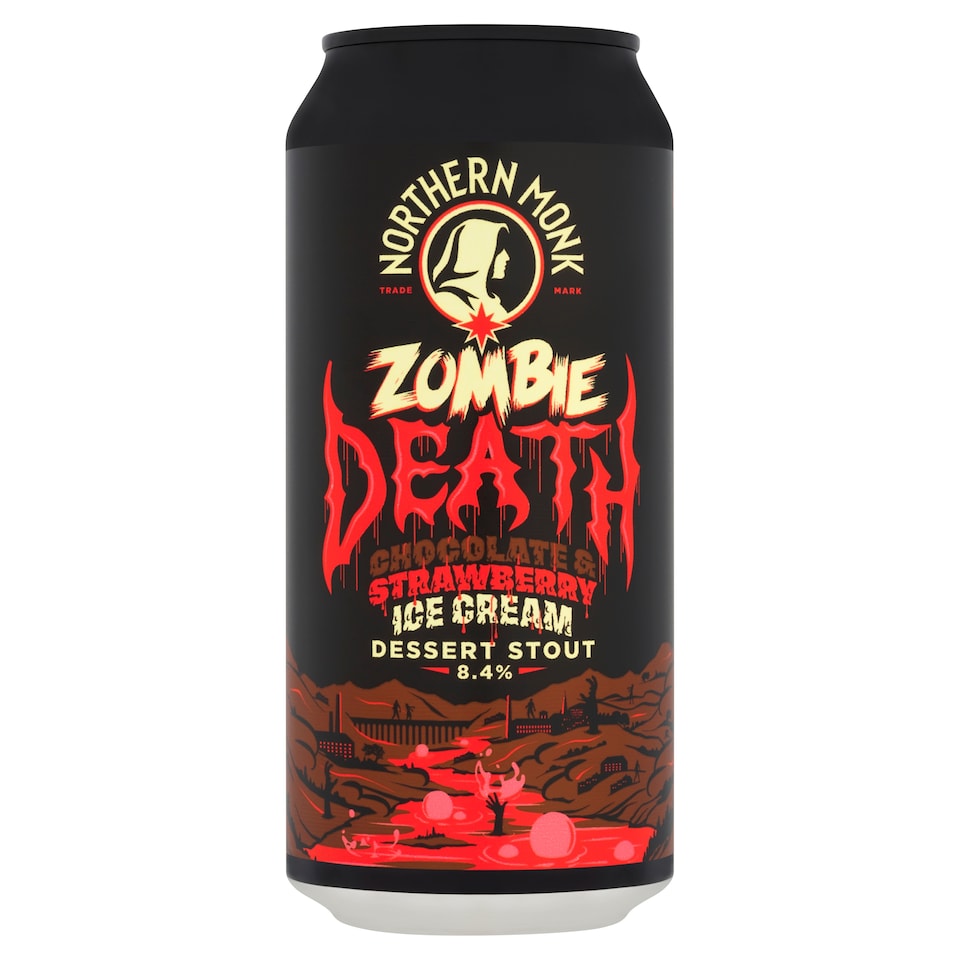 Northern Monk, Zombie Death, Chocolate and Strawberry Ice Cream Dessert Stout 440ml 8.4%