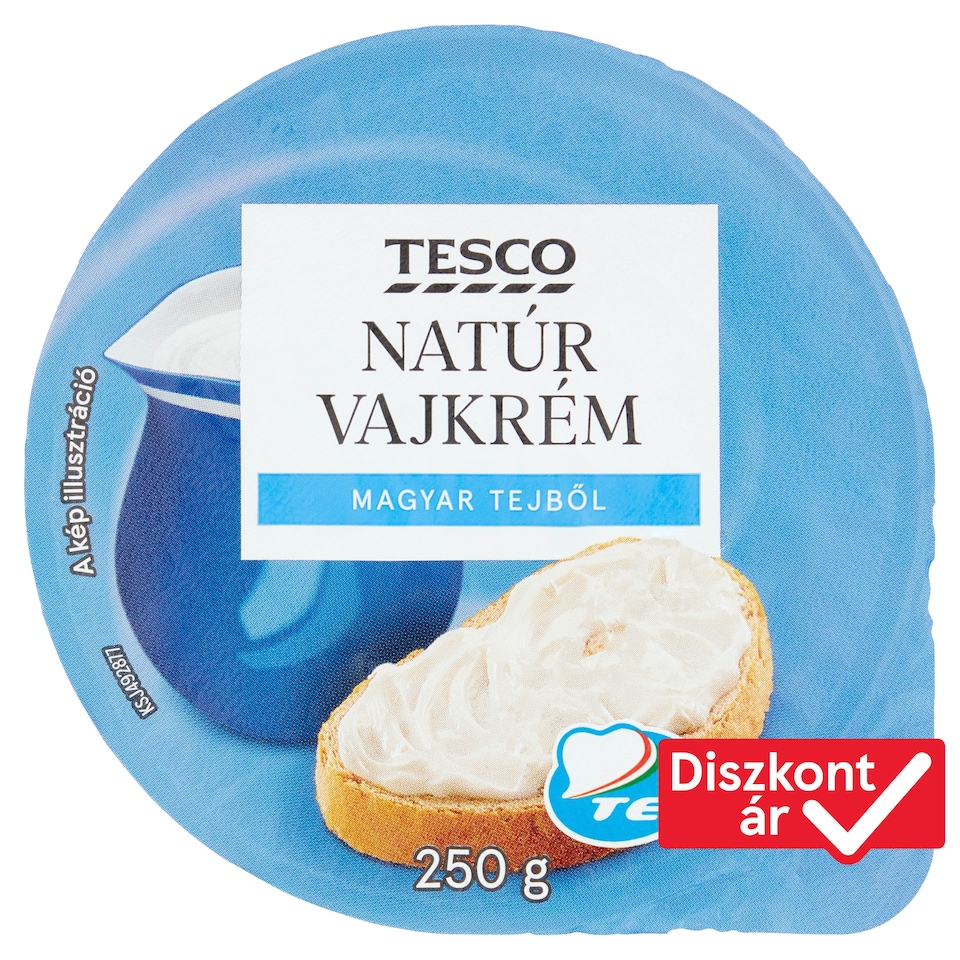 Tesco natúr vajkrém 250 g