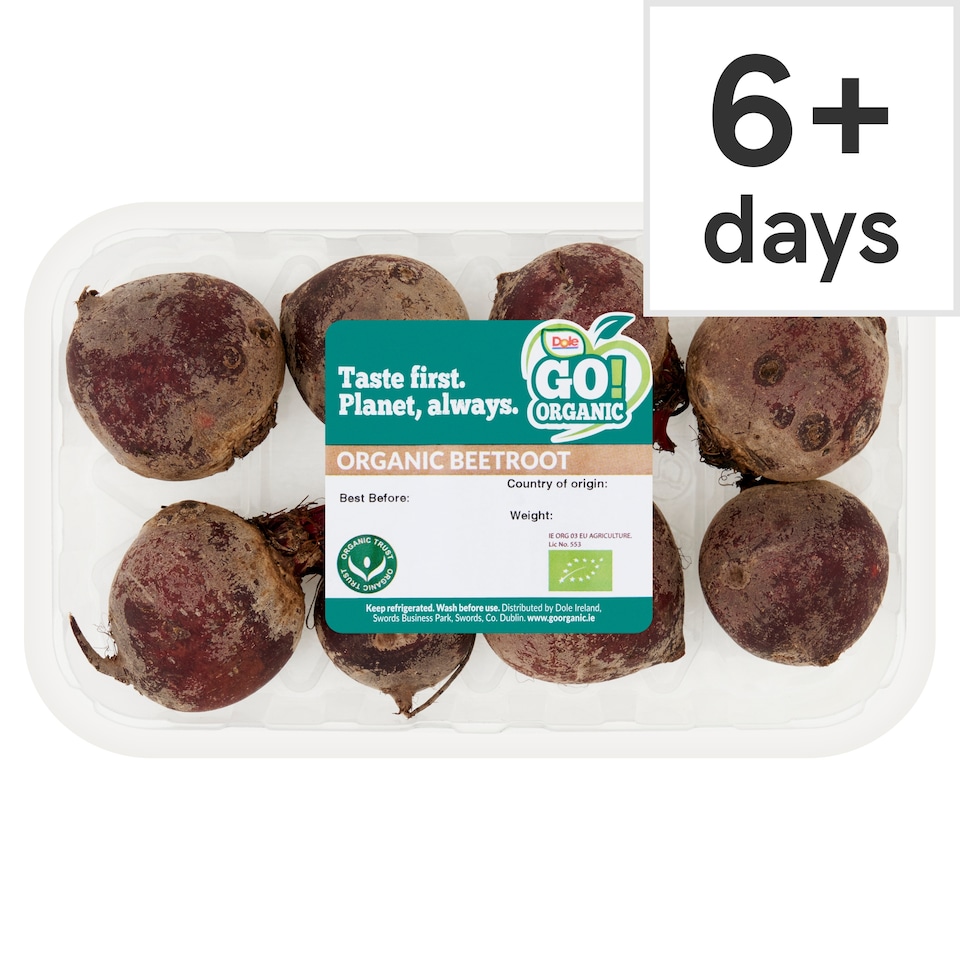 Dole Go Organic Beetroot 500g