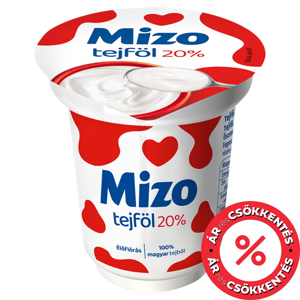 Mizo tejföl 20% 150 g