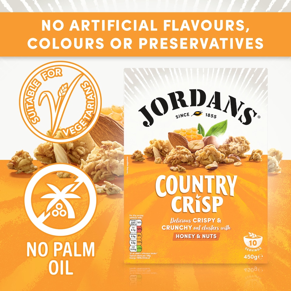image 1 of Jordans Country Crisp Honey & Nut Cereal 450g