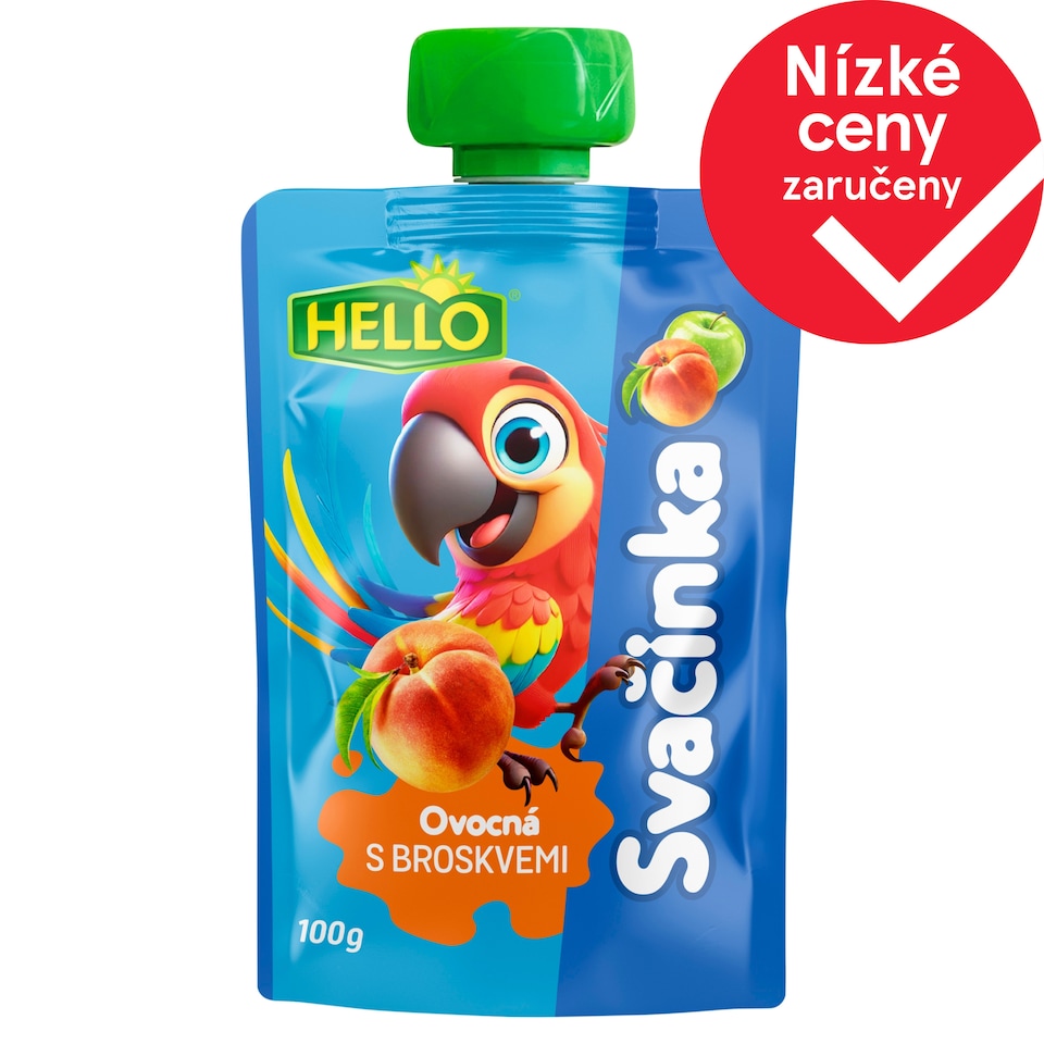 Hello Ovocná svačinka s broskvemi 100g