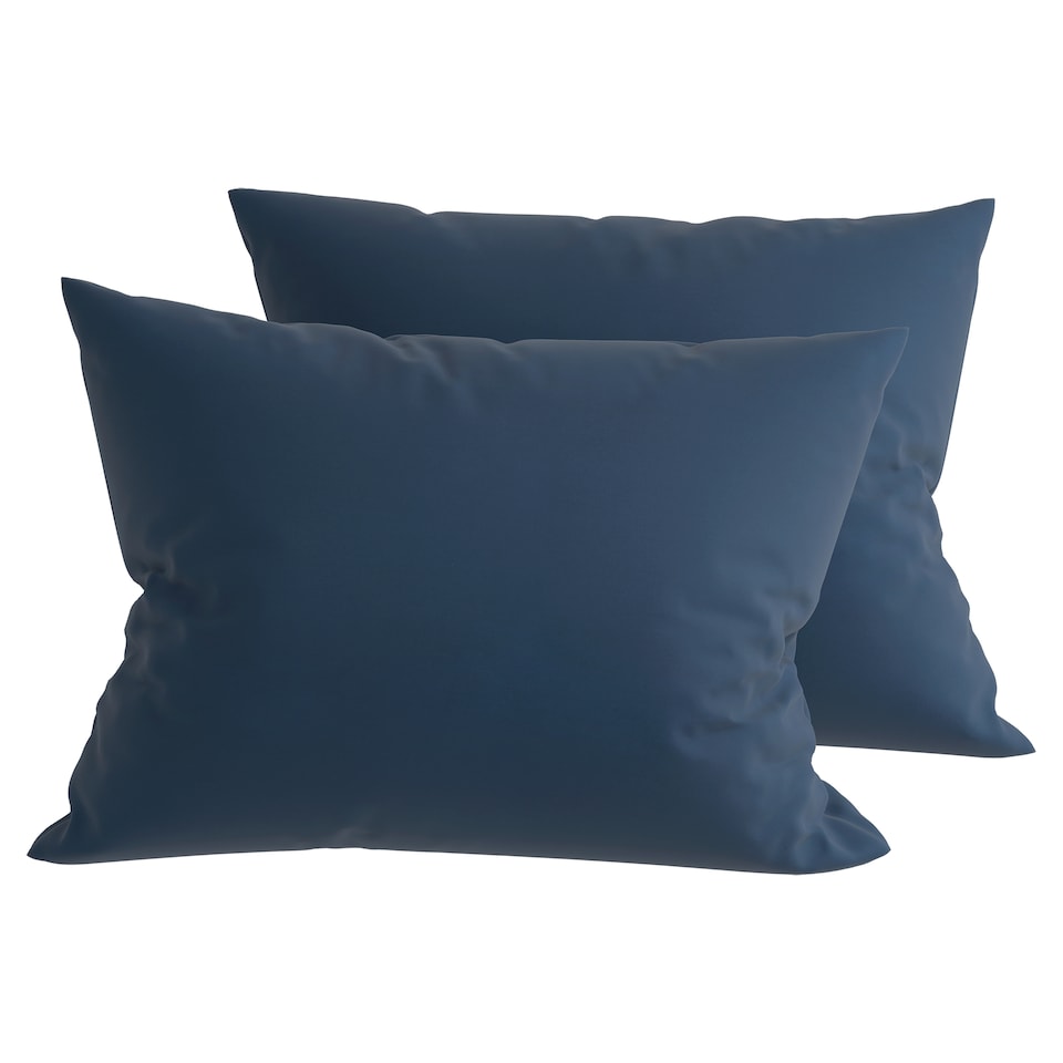 West Park 200Thread Count Navy Pillowcase Pair