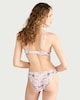 image 4 of F&F Satin Floral Lace Cut Out Brazilian Knickers in Multi