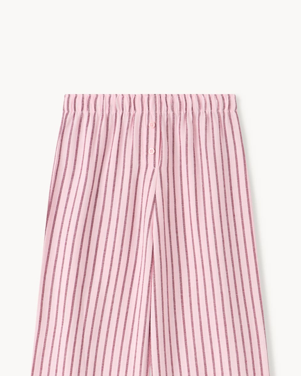 image 1 of F&F Girls 2-Pack Cotton Rich Woven Bottoms Pyjama Sets in Multi