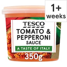 Tesco Tomato & Pepperoni Sauce 350g