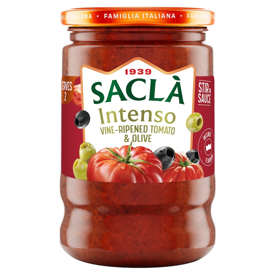 Sacla Intenso Tomato & Olive Stir In 190G