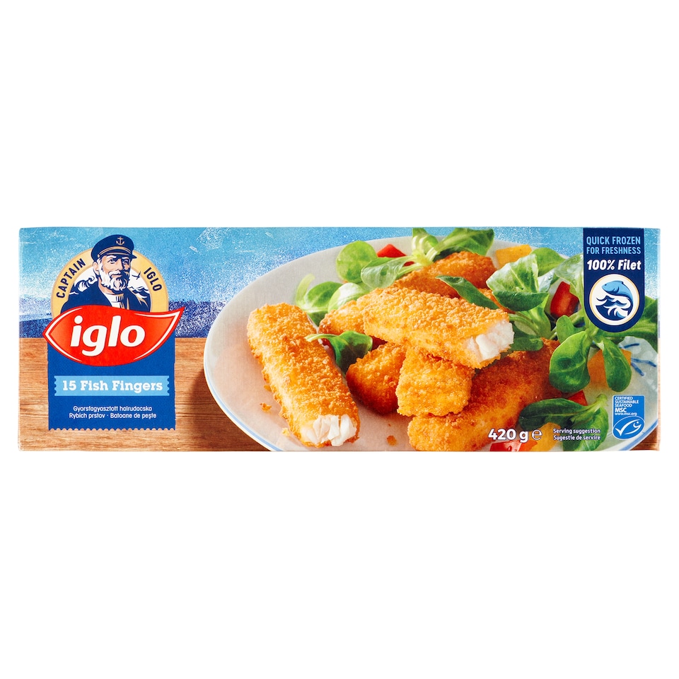 image 1 of Iglo Fish Fingers 15 x 28 g (420 g)