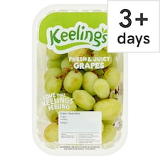 Keelings Green Seedless Grapes 500g