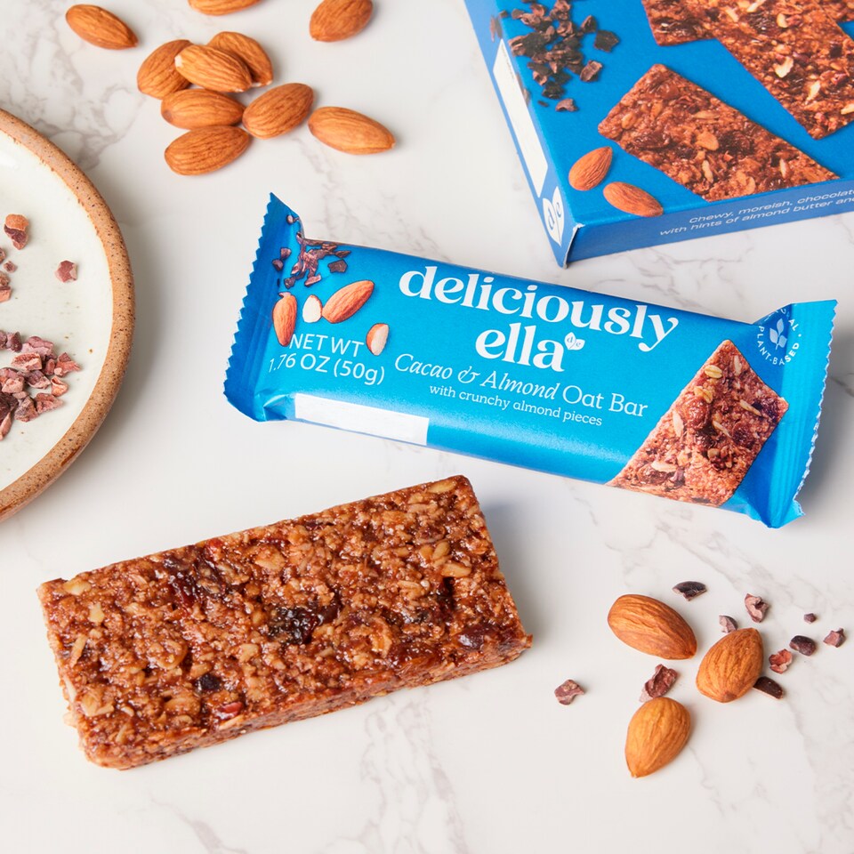 image 1 of Deliciously Ella Gluten Free Cacao & Almond Bars 3X50g
