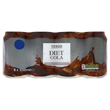 Tesco Diet Cola 8x330ml