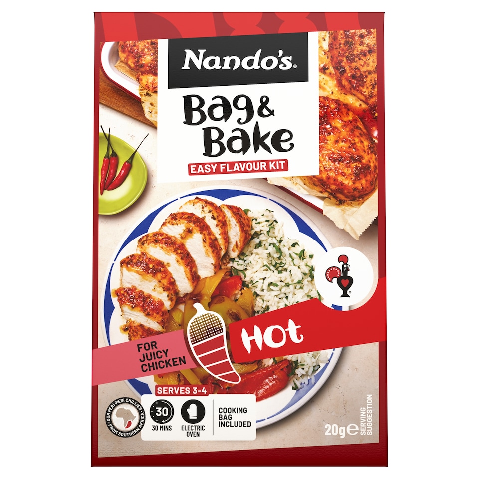Nando's Peri-Peri Bag & Bake - Hot 20g