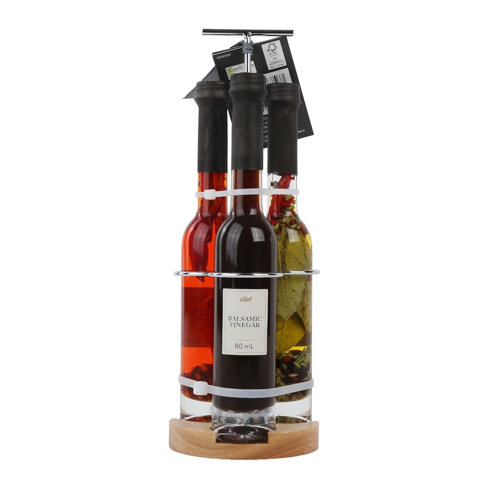 image 1 of Kimm & Miller Deli Infused Oil & Vinegar Trio Gift Set