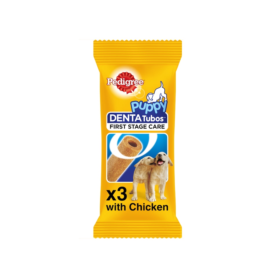 image 1 of Pedigree Denta Tubo Puppy Dog Treats 3 Dental Sticks
