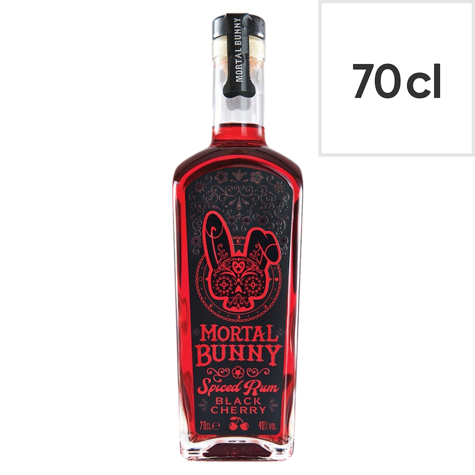 Mortal Bunny Spiced Rum - Black Cherry 70cl