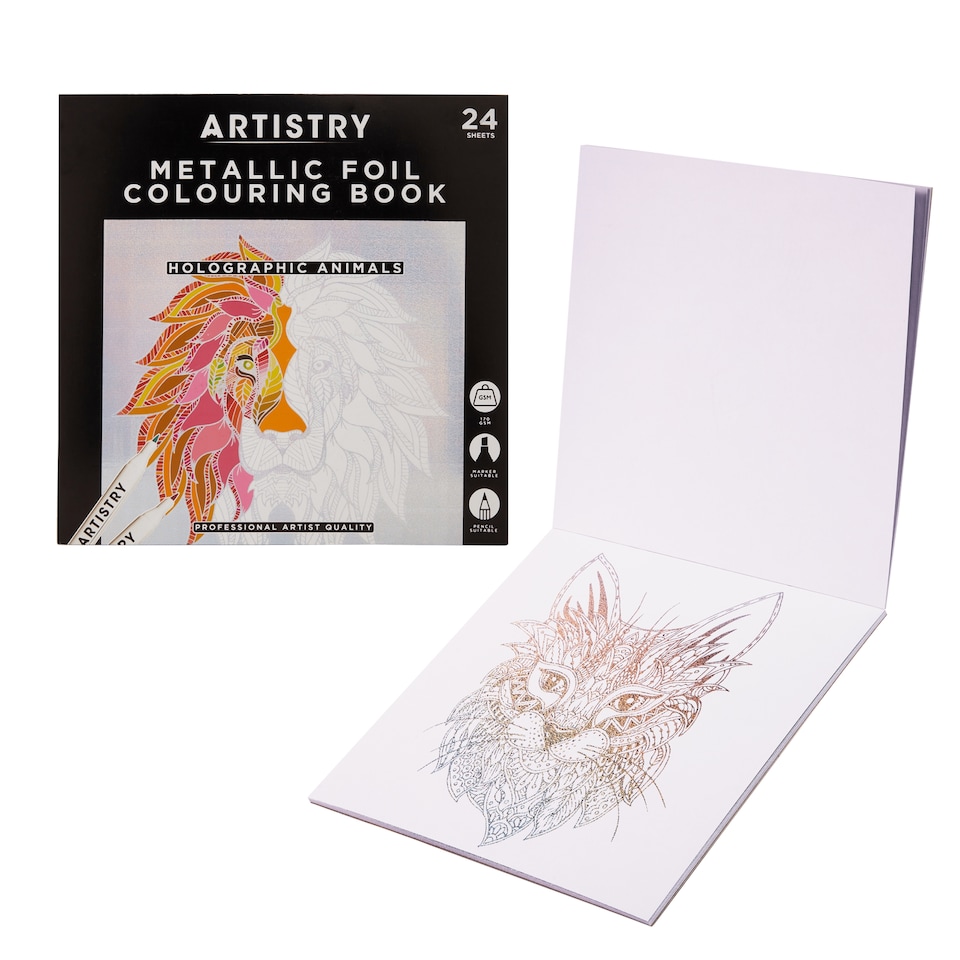 image 1 of Artistry Assorted Golden Colouring Book