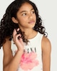 image 1 of Nirvana Cotton Rich Floral Print Vest in Cream