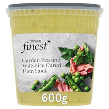 Tesco Finest Pea & Wiltshire Cured Ham Soup 600G