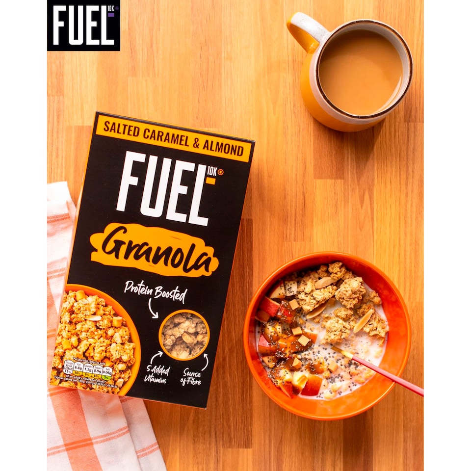 image 1 of  FUEL 10K Salted Caramel Granola & Almond Cereal 400g
