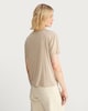 image 4 of F&F V Neck Short Sleeved T-Shirt in Neutral