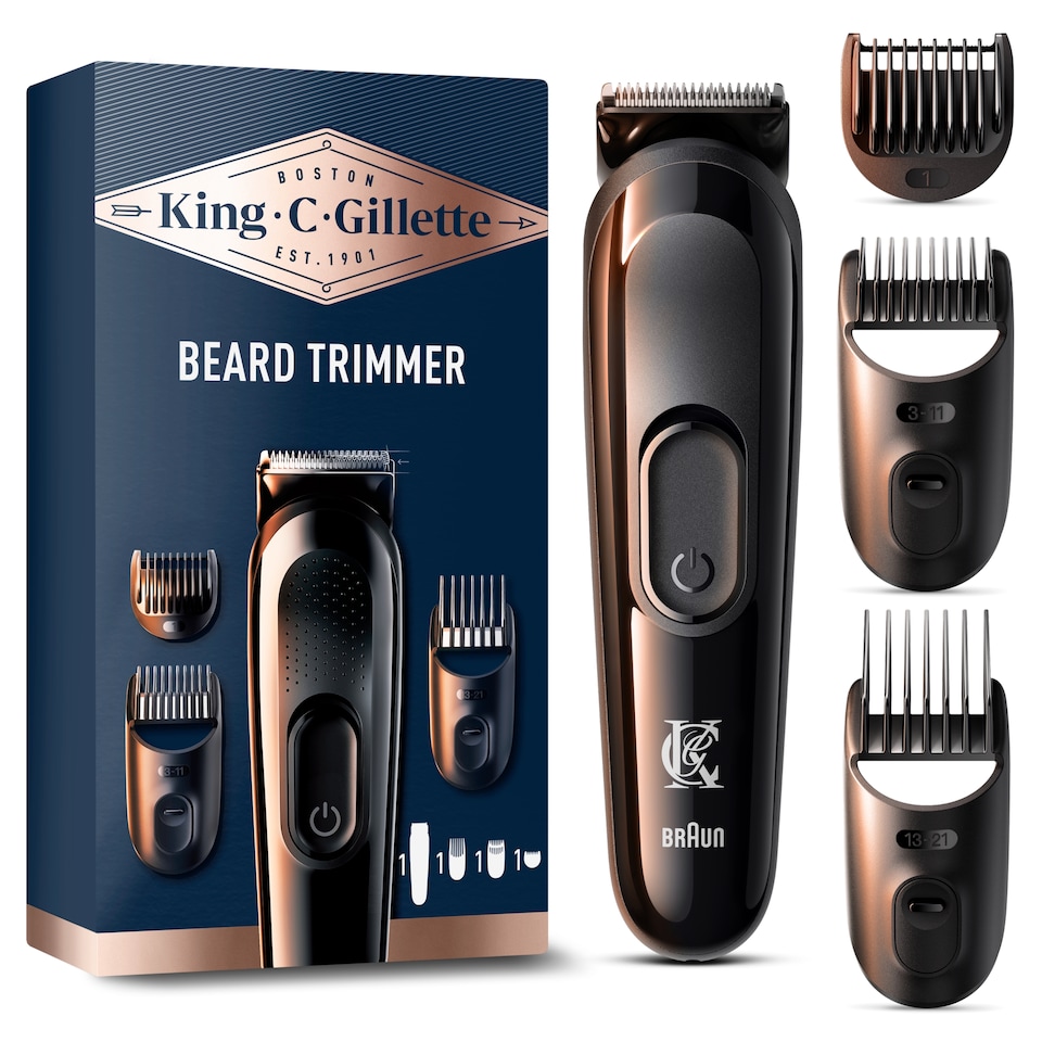 image 1 of King C Gillette Beard Hair Trimmer