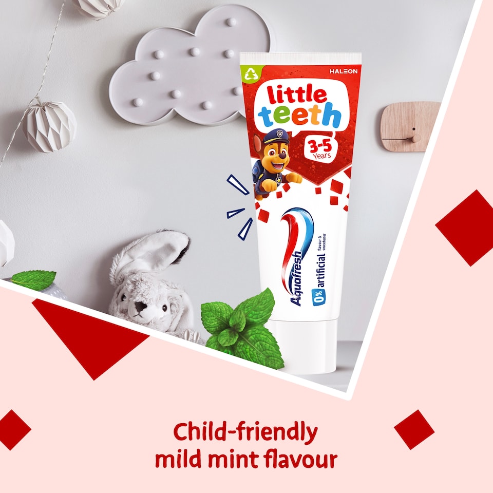 image 1 of Aquafresh Kids Little Teeth Toothpaste 3-5 Years