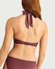 image 3 of F&F Fuller Bust Halter Neck Bikini Top in Chocolate