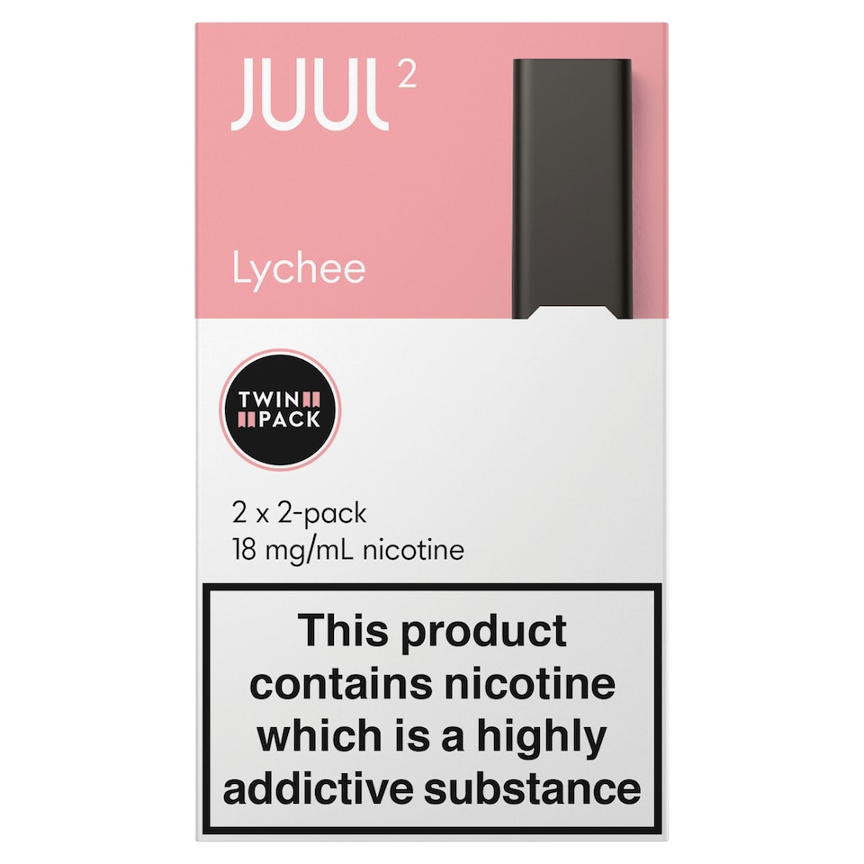 image 1 of JUUL2pods UK Lychee 18mg/mL 2x2x1.2ml