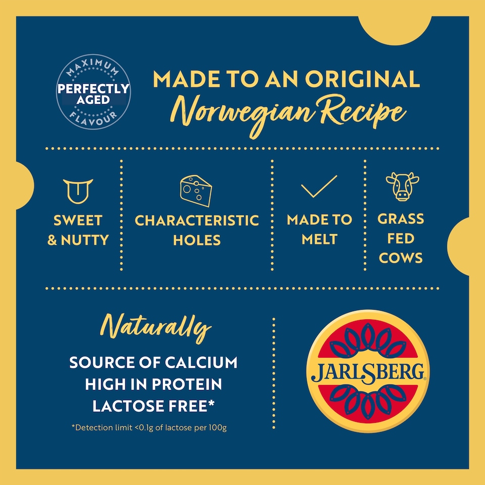 image 1 of Jarlsberg Original Cheese Slices 160g