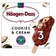 image 1 of Haagen-Dazs Cookies & Cream Ice Cream Bars 3 Pack 210g