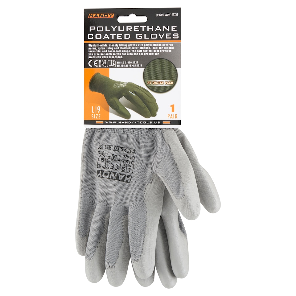 Handy Montážní rukavice polyuretenové L 1 pár
