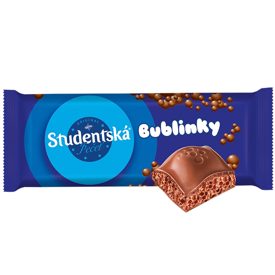 Študentská pečať Bublinky mliečna 36 g