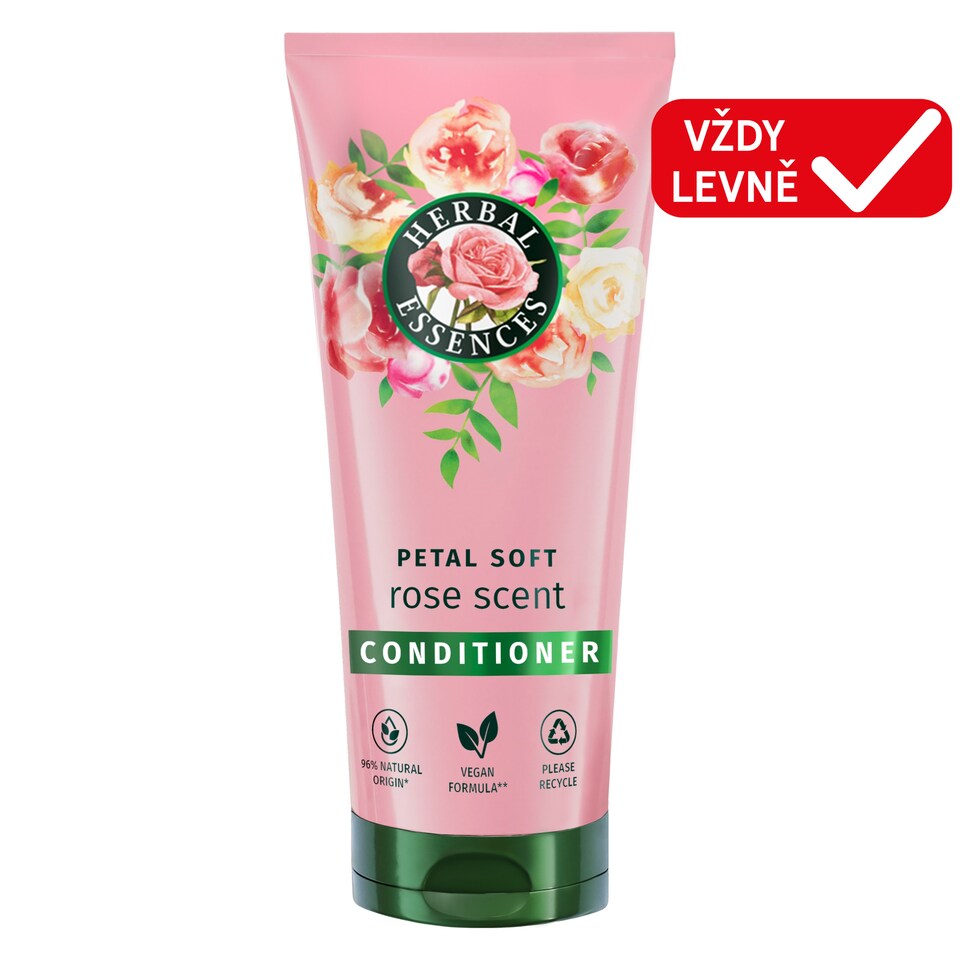 Obrázek 1 pro produkt Kondicionér Herbal Essences Rose Scent Petal Soft 250ml Výživa Suchých vlasů