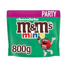 M&M's Minis Milk Chocolate Party Mix Bag 800g