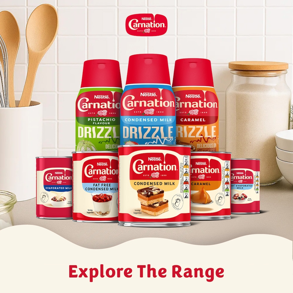 image 1 of Carnation Original Drizzle Condensed Milk Dessert Sauce Bottle 450g