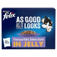 Felix As Good As It Looks Cat Food Favourite Selection 12x100g