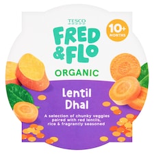 TESCO FRED & FLO Organic Lentil Dahl 190g