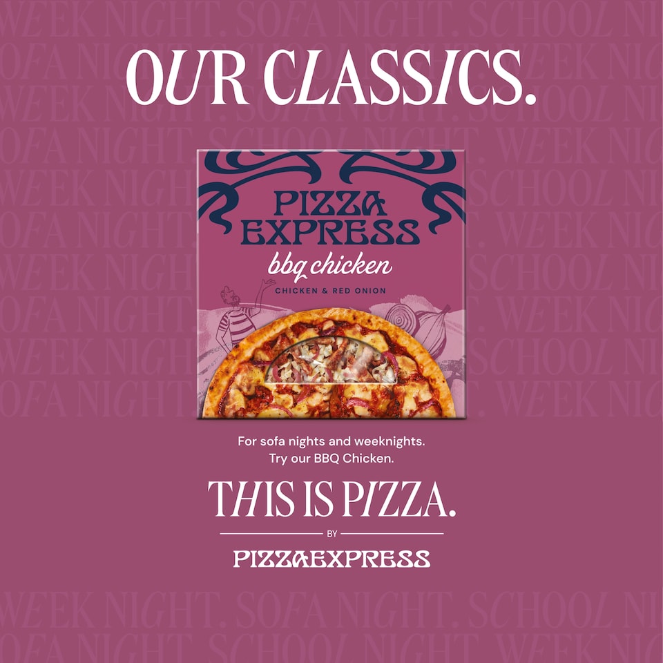image 1 of Pizza Express BBQ Chicken & Red Onion Pizza 272g