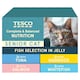 image 1 of Tesco Senior Cat Fish Selection in Jelly 12x100g