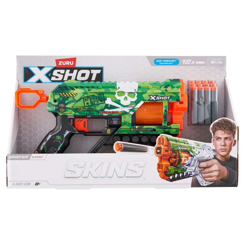 Zuru X-Shot Skins Griefer Camo Toy Gun