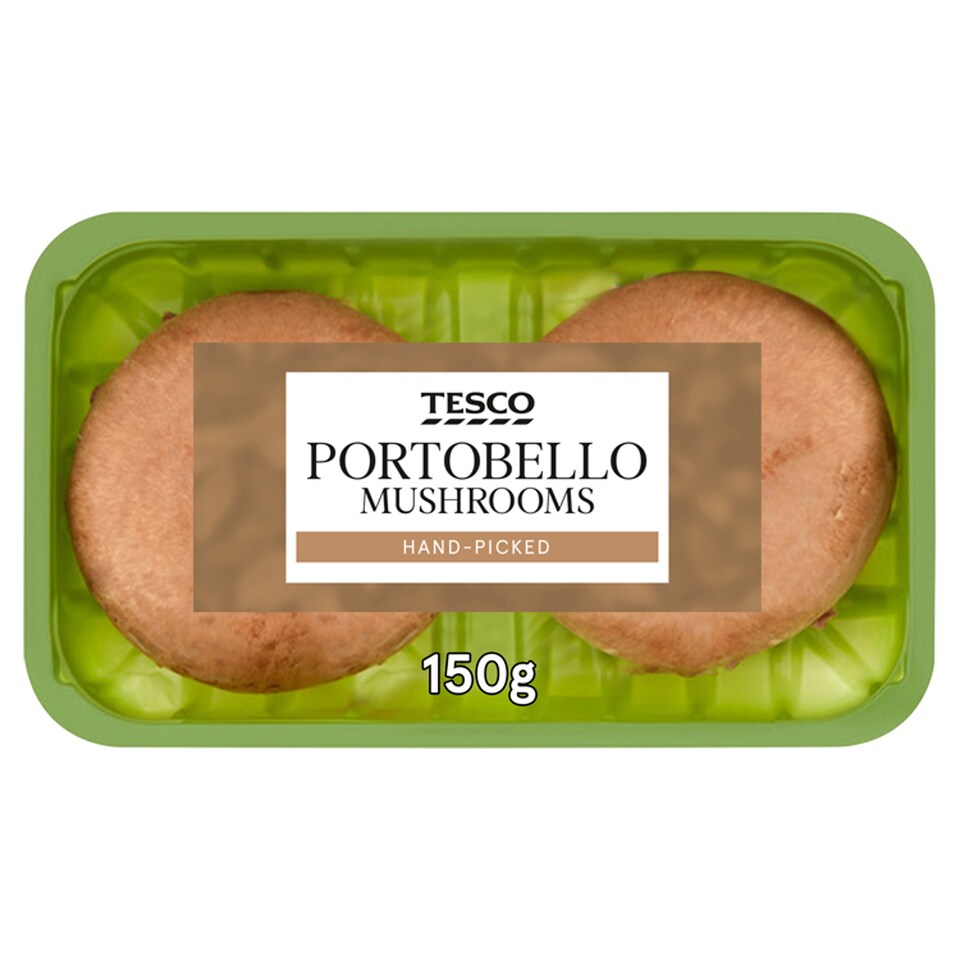 image 1 of Tesco Portobello Flat Mushrooms 150G