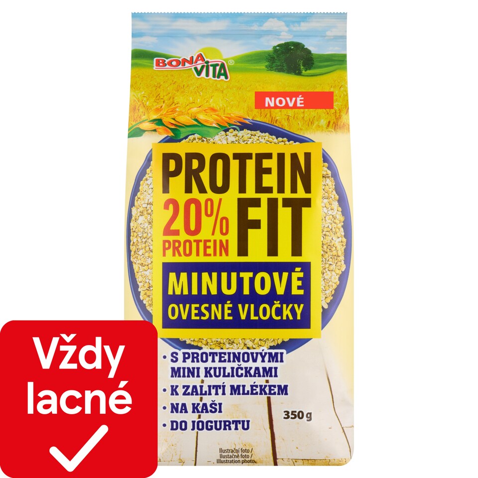 image 1 of Bona Vita Protein Fit Minute Flakes with Protein 350 g
