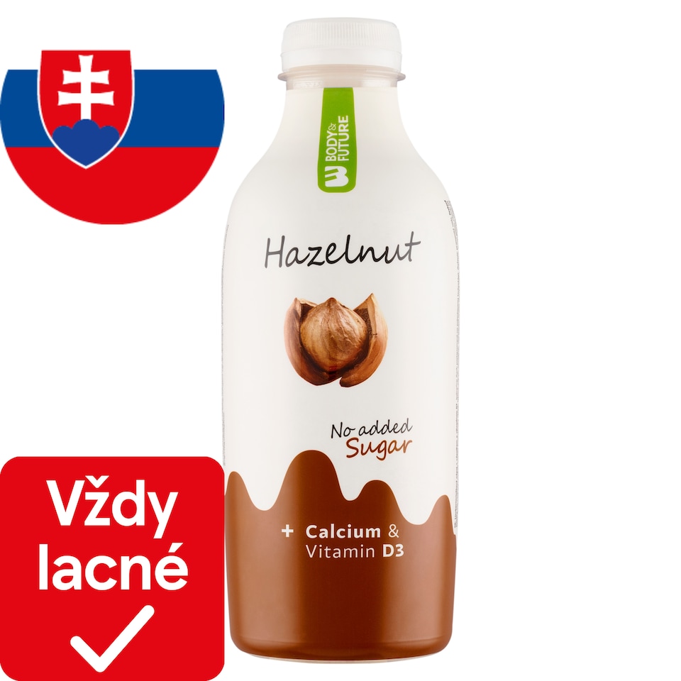 obrázok 1 z Body&Future Lieskovoorieškový nápoj s vápnikom a vitamínom D3 750 ml