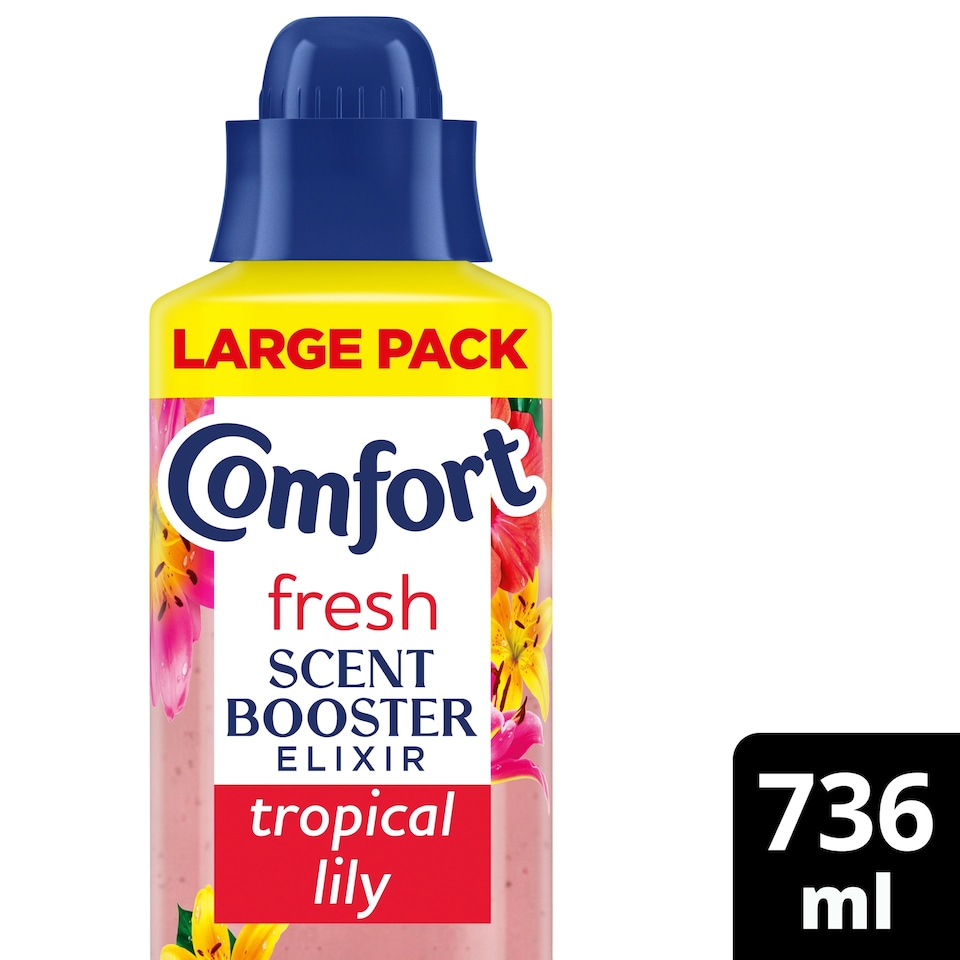 image 1 of Comfort Fresh Scent Booster Elixir Tropical Lily 736ml