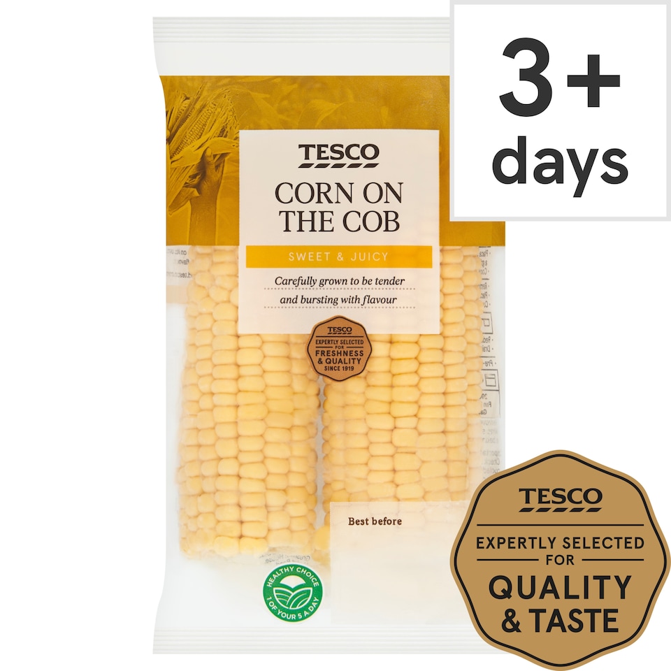 image 1 of Tesco Corn On The Cob Twinpack