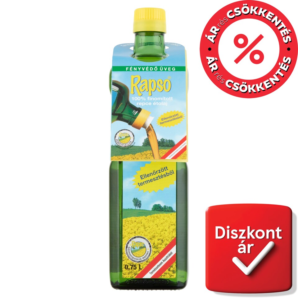 Rapso Refined Rapeseed Oil 0,75 l