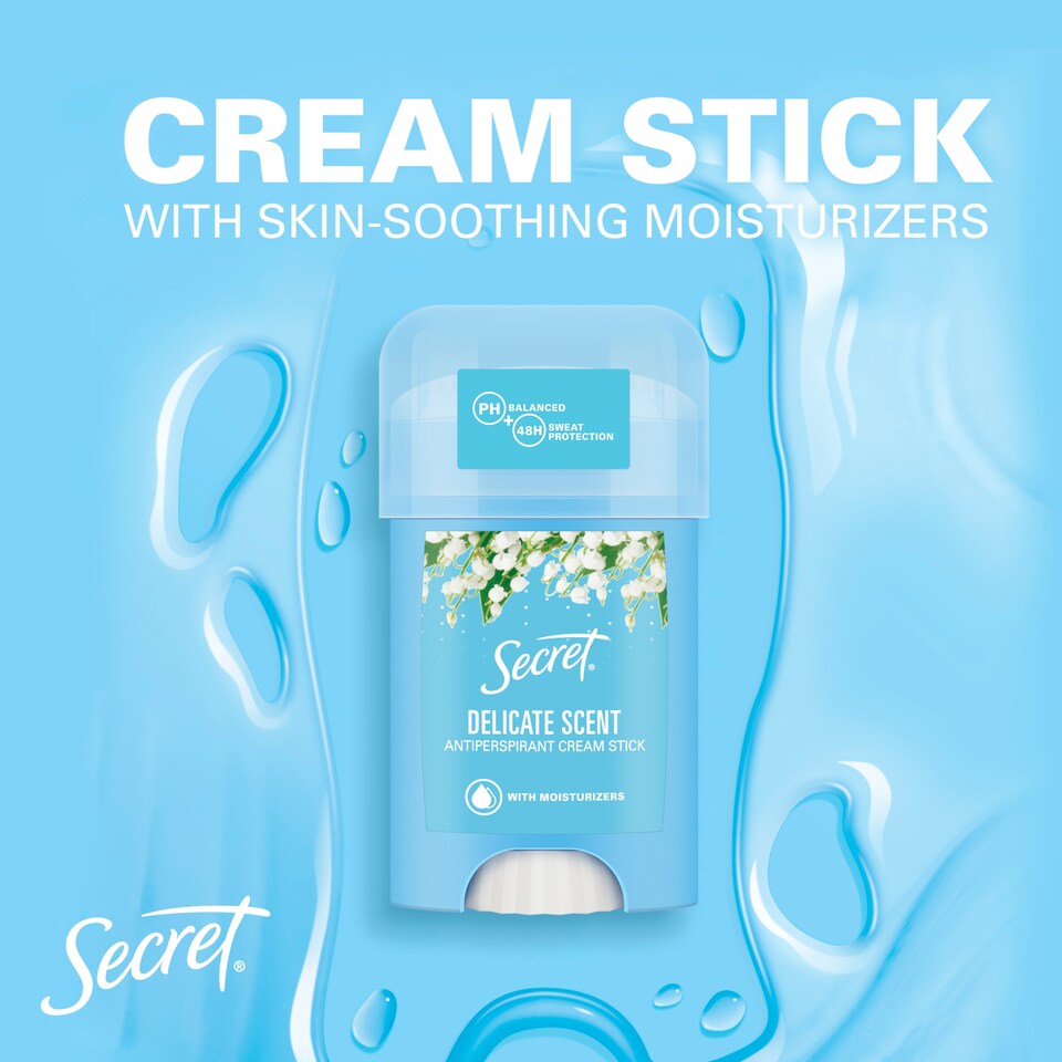 obrázok 1 z Secret Delicate Krémový Antiperspirant Pre Ženy 40 ml