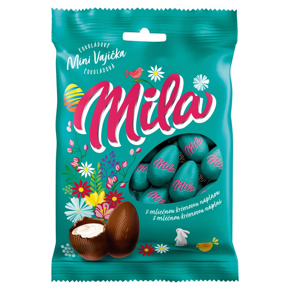 Mila Chocolate Mini Eggs with Milk Cream Filling 100 g